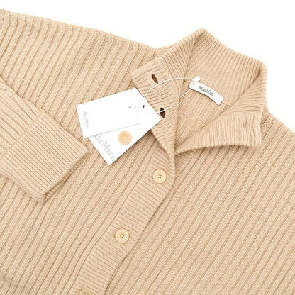 Max Mara AFELIO ウールカシミア リブ カーディガン