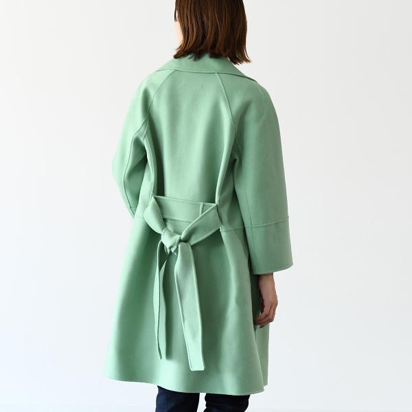 S Max Mara ARONA ピュア ヴァージンウール ダブルフェイス コート