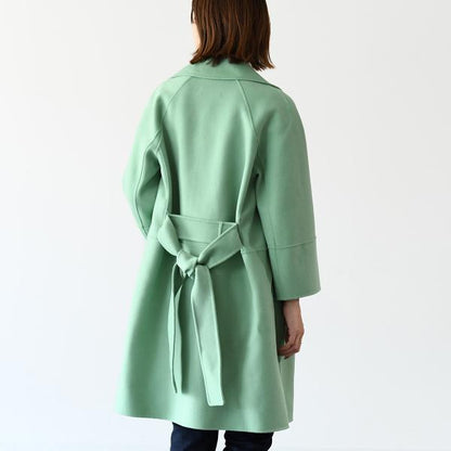 S Max Mara ARONA ピュア ヴァージンウール ダブルフェイス コート