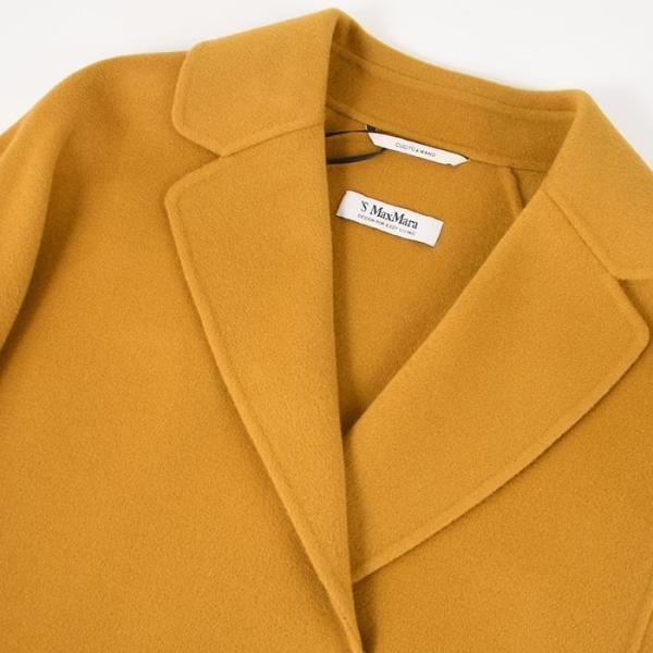 S Max Mara ARONA ピュア ヴァージンウール ダブルフェイス コート