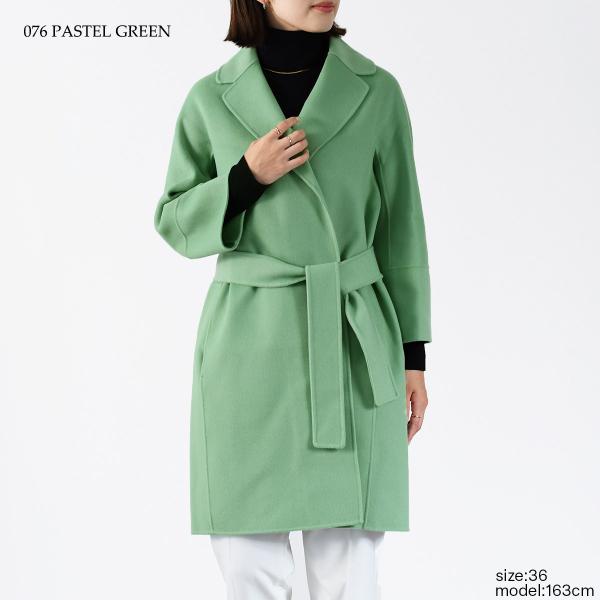S Max Mara ARONA ピュア ヴァージンウール ダブルフェイス コート