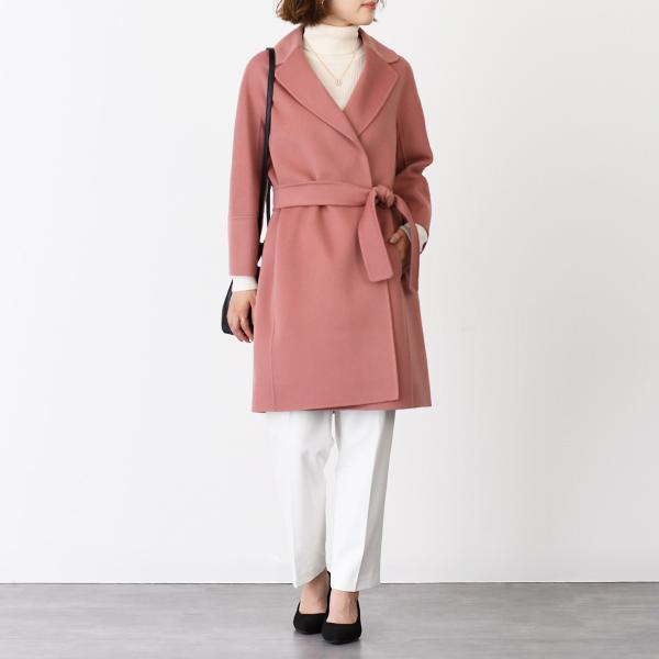 S Max Mara ARONA ピュア ヴァージンウール ダブルフェイス コート