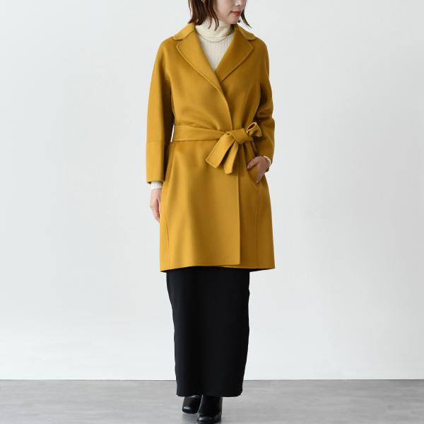 S Max Mara ARONA ピュア ヴァージンウール ダブルフェイス コート