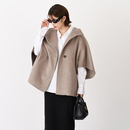 Max Mara マックスマーラ DERRIK カシミア ブロードクロスケープ