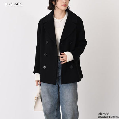 S Max Mara エス マックスマーラ ELISE ウール ピーコート