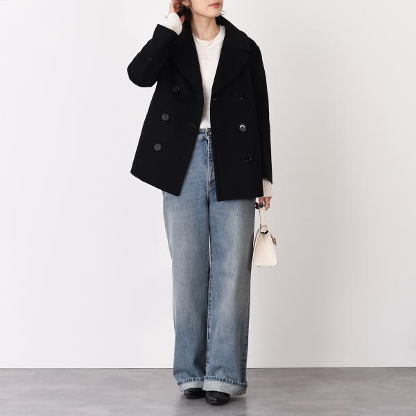 S Max Mara エス マックスマーラ ELISE ウール ピーコート – FELICE