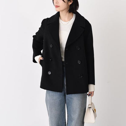 S Max Mara エス マックスマーラ ELISE ウール ピーコート