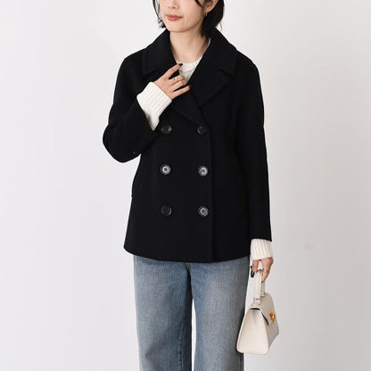 S Max Mara エス マックスマーラ ELISE ウール ピーコート