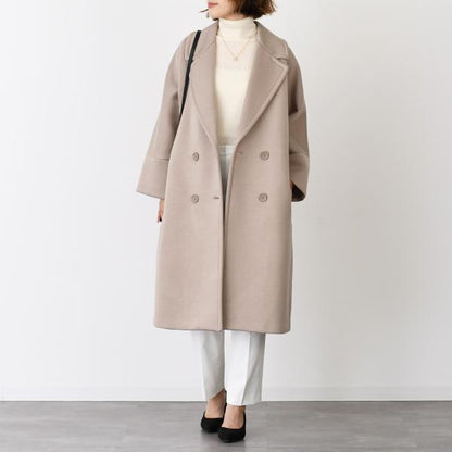 S Max Mara 에스 맥스마라 EMMA 저지 미디 코트 