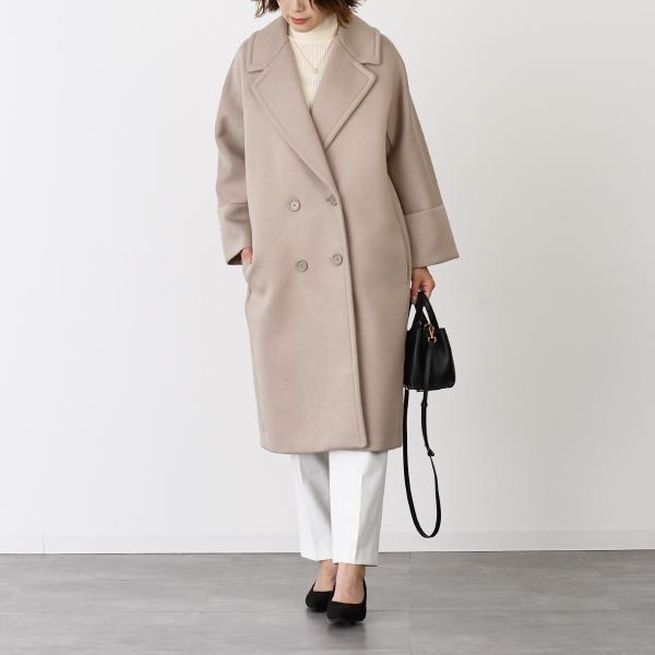 S Max Mara 에스 맥스마라 EMMA 저지 미디 코트 