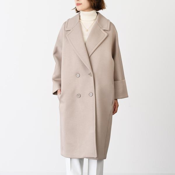 S Max Mara 에스 맥스마라 EMMA 저지 미디 코트 