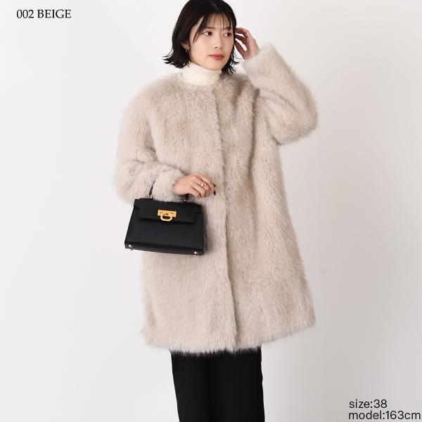 Max Mara Studio マックスマーラ ステゥディオ EROS エロス エコ ファー コート