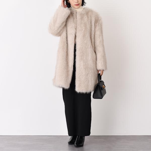 Max Mara Studio マックスマーラ ステゥディオ EROS エロス エコ ファー コート