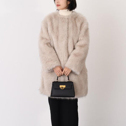 Max Mara Studio マックスマーラ ステゥディオ EROS エロス エコ ファー コート