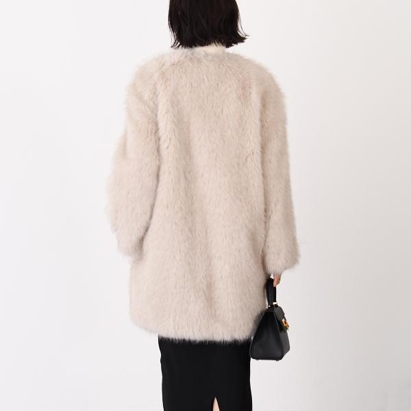 Max Mara Studio マックスマーラ ステゥディオ EROS エロス エコ ファー コート