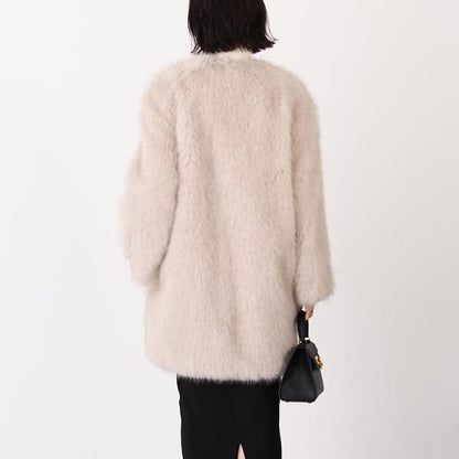 Max Mara Studio マックスマーラ ステゥディオ EROS エロス エコ ファー コート