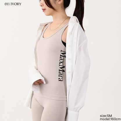 S Max Mara FORTUNA テクニカル ファブリック トップス