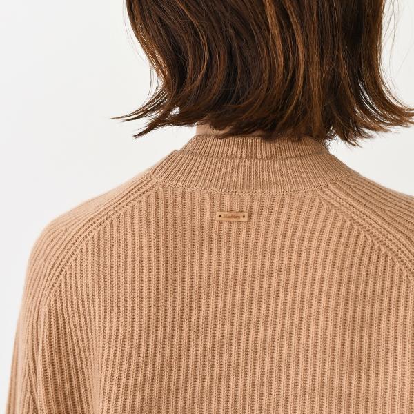 Max Mara FUNALE Fisherman's Rib Knit Wool Cashmere Sweater 