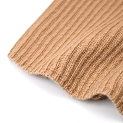 Max Mara FUNALE Fisherman's Rib Knit Wool Cashmere Sweater 