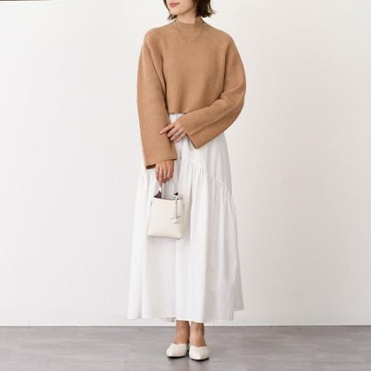 Max Mara FUNALE Fisherman's Rib Knit Wool Cashmere Sweater 