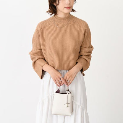 Max Mara FUNALE Fisherman's Rib Knit Wool Cashmere Sweater 