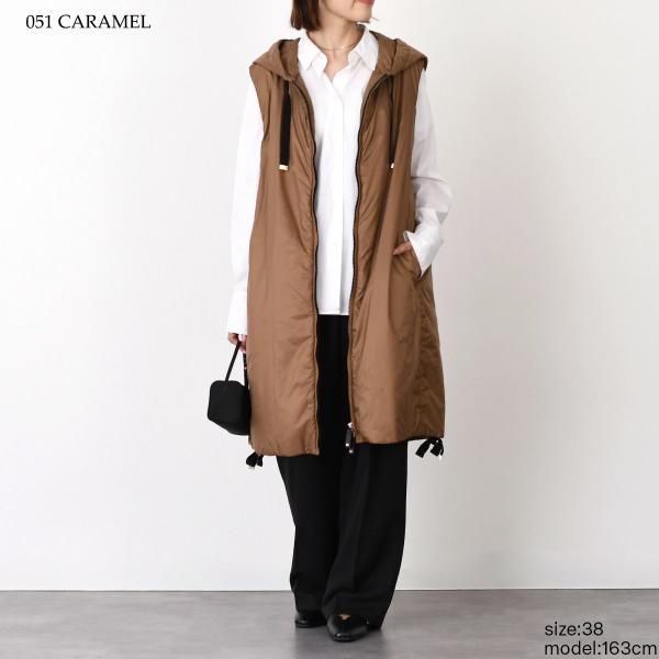 Max Mara The Cube マックスマーラ ザ キューブ GREENGI グリーンGI テクニカル キャンバス フーデット ジレ