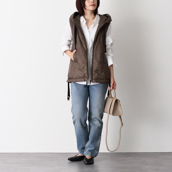 Max Mara The Cube GREENGO グリーンGO テクニカル キャンバス ショート ジレ