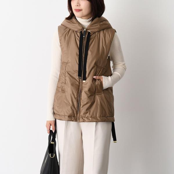 Max Mara The Cube GREENGO グリーンGO テクニカル キャンバス ショート ジレ