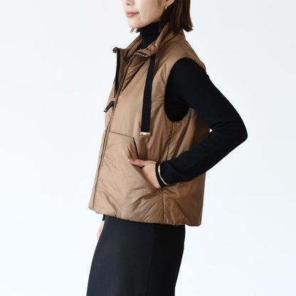 Max Mara The Cube GREENVEST グリーンヴェスト テクニカル キャンバス ショート ジレ