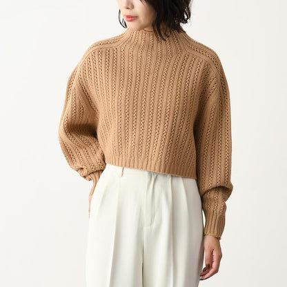 MAX MARA HODEIDA ホデイダ ウール カシミヤ クロップド ジャンパー