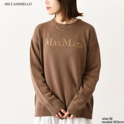 S Max Mara KASSEL カッセル ウール カシミヤ ロゴ ニット