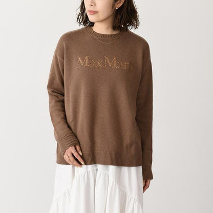 S Max Mara KASSEL カッセル ウール カシミヤ ロゴ ニット