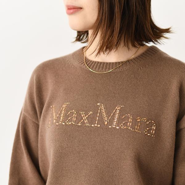 S Max Mara KASSEL カッセル ウール カシミヤ ロゴ ニット