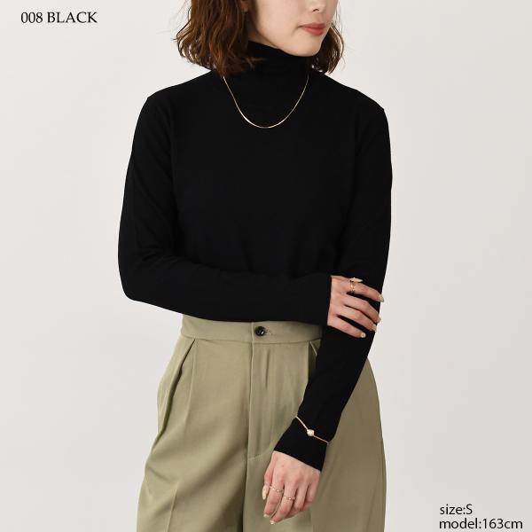 Weekend Max Mara KIKU キク シルク ウール タートルネックセーター
