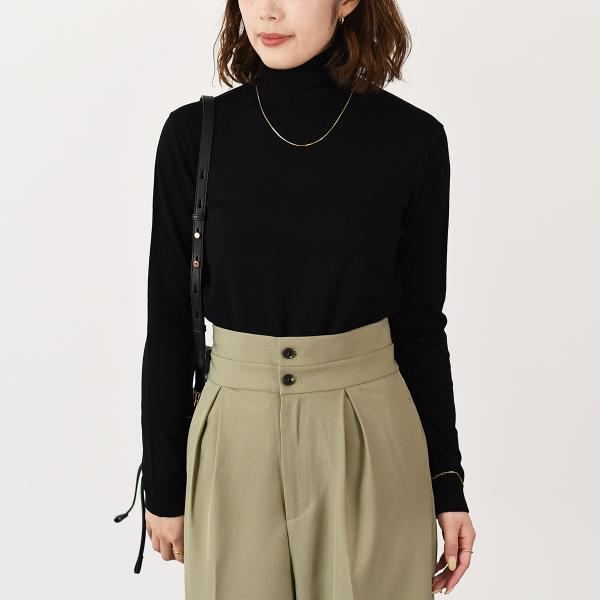Weekend Max Mara KIKU キク シルク ウール タートルネックセーター