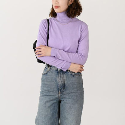 Weekend Max Mara KIKU キク シルク ウール タートルネックセーター