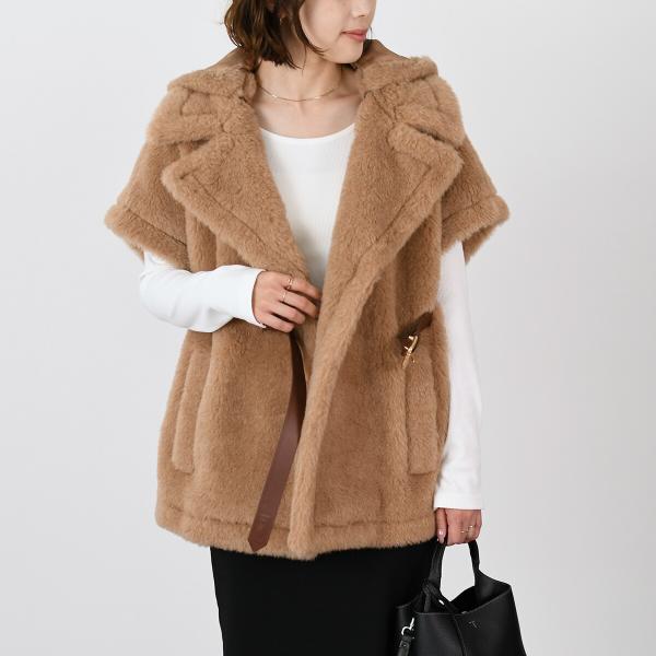 Max Mara マックスマーラ LANOSO4 テディ ジレケープ
