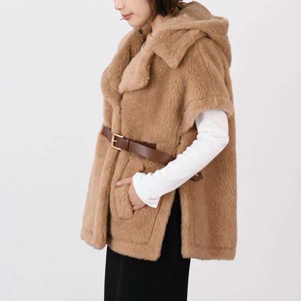 Max Mara マックスマーラ LANOSO4 テディ ジレケープ