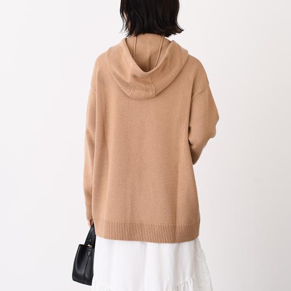未使用タグ付　マックスマーラ　MaxMara ツインニット　パーカー　M 黄色 Max Mara マックスマーラ LIANA ウールカシミア ニットパーカー – FELICE