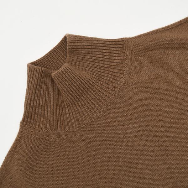 S Max Mara エス マックスマーラ MATTEO ウールカシミア クロップドポロネックセーター