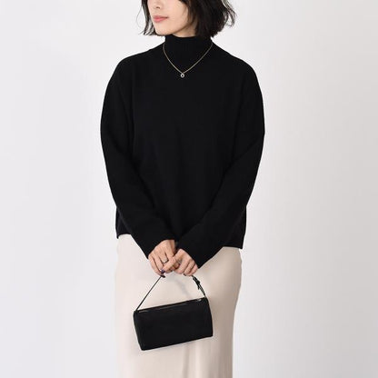 S Max Mara エス マックスマーラ MATTEO ウールカシミア クロップドポロネックセーター