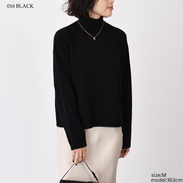 S Max Mara エス マックスマーラ MATTEO ウールカシミア クロップドポロネックセーター