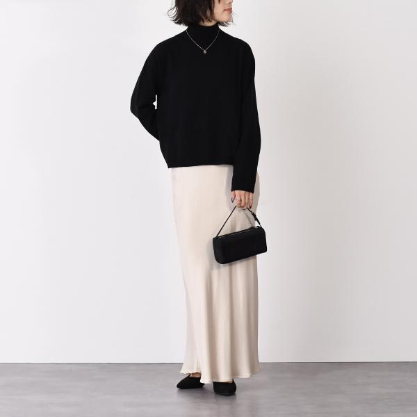 S Max Mara エス マックスマーラ MATTEO ウールカシミア クロップドポロネックセーター