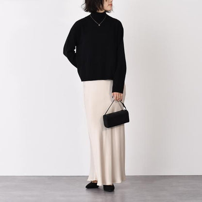 S Max Mara エス マックスマーラ MATTEO ウールカシミア クロップドポロネックセーター