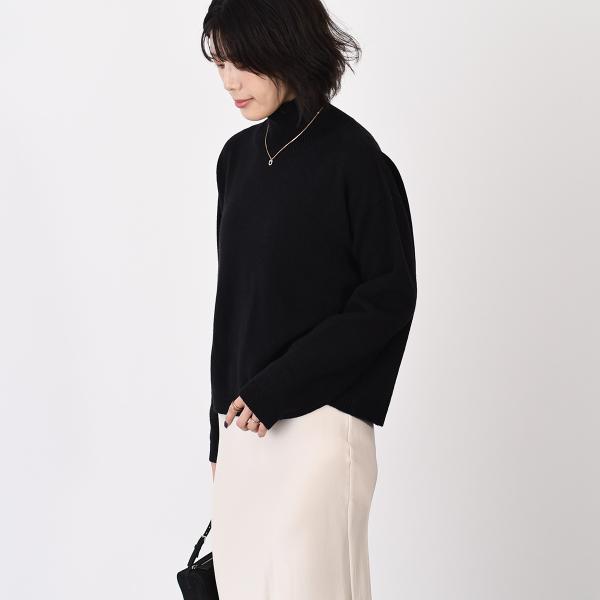 S Max Mara エス マックスマーラ MATTEO ウールカシミア クロップドポロネックセーター