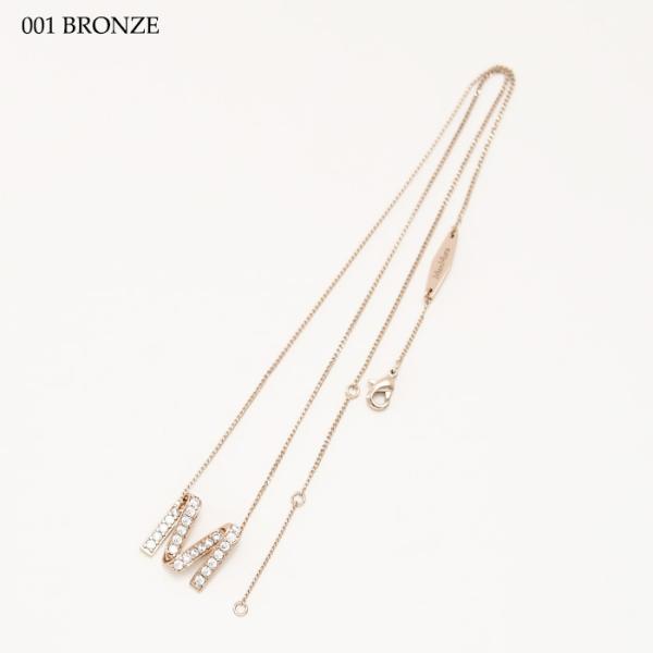 Max Mara マックスマーラ MGROSGRAIN Mグログレーン ラインストーン ネックレス