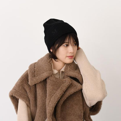 MMRETINA レティーナ リブニット カシミア ビーニー