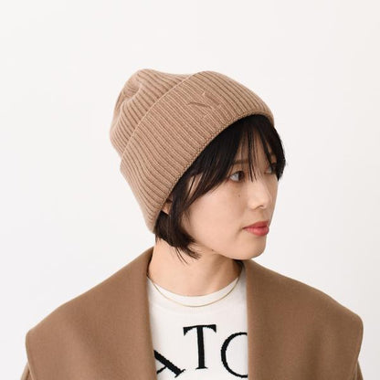 MMRETINA レティーナ リブニット カシミア ビーニー