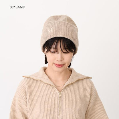 MMRETINA レティーナ リブニット カシミア ビーニー