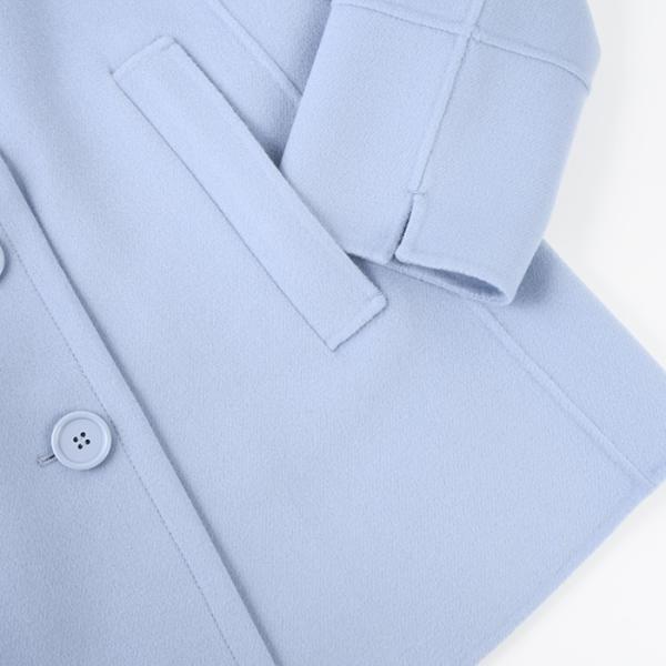 S Max Mara MOON シングルブレストウールピーコート